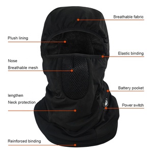 Passamontagna Invernale Personalizzato, Traspirante, in Pile, Antivento, Copertura Integrale per Moto e Sci, <span class=keywords><strong>Maschera</strong></span> Riscaldata - Product Image 4