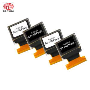 Écran PMOLED haute résolution de 0.66 <span class=keywords><strong>pouces</strong></span> 64x48 pixels SSD1315 Driver I2C Interface Monochrome blanc pour Wearables <span class=keywords><strong>OLED</strong></span> - Product Image 4