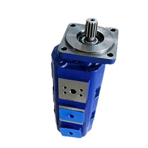 Pompe à engrenages triple pour foreuse Zhengyuan 400, pompe hydraulique horizontale 1115133400, pompe de surpression multi-niveaux - Product Image 1