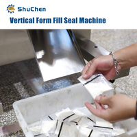 Machine de scellage verticale multifonctionnelle Shuchen pour sachets de thé, café en poudre, sucre, épices et sachets de poudre de silice, avec scellage sur 3/4 côtés