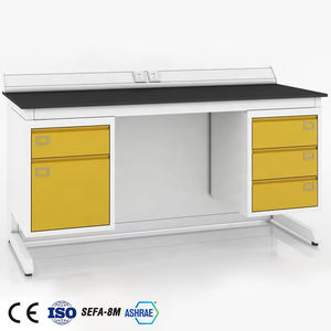 سيفا 8M معتمد علقت مجلس الوزراء طاولة المختبر أثاث المعمل معدن طاولة عمل من الفولاذ المقاوم للصدأ طاولة عمل - Product Image 1