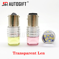 Feux stroboscopiques de voiture 24V 12V, clignotants 1156 BA15S, ampoules LED 1157 2835 9SMD 7440 7443, lumière blanche, bleue, rouge, verte, jaune