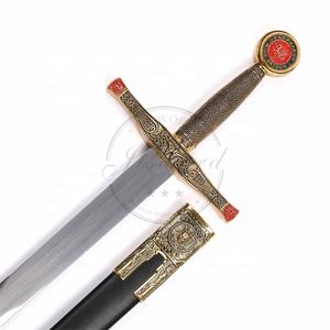 Réplique d'arme de chevalier médiéval, épée <span class=keywords><strong>Excalibur</strong></span> du roi Arthur avec fourreau - Product Image 3