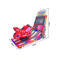 Machine de jeu de course vidéo à pièces Offre Spéciale Simulateur de conduite de moto interactif pour une expérience de conduite passionnante