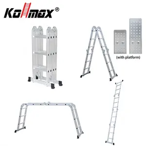 Hoge Kwaliteit Huishoudelijke Multifunctionele Ladder Met Grote Scharnier Voor Daktuin Magazijn