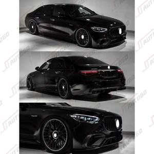 Nouveau kit de carrosserie pour Mercedes Benz <span class=keywords><strong>Classe</strong></span> <span class=keywords><strong>S</strong></span> W223 2021 2022 <span class=keywords><strong>2023</strong></span> 2024 2025 à l'assemblage de tuyau de lèvre de pare-chocs de style Racing S63 - Product Image 2