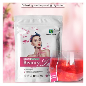 Kazanır şehir cilt güzellik beyazlatma kızdırma çay özel etiket <span class=keywords><strong>7</strong></span> gün doğal bitkisel anti aging aydınlatma çay - Product Image 5