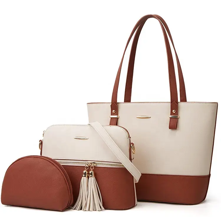 2023 New Model Mother Bag Atmosphere Three-piece set of One-shoulder Oblique Span Portable Female Bag Factory Wholesale Bag
