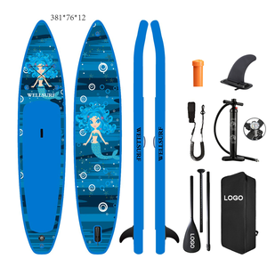 Tabla de SUP de Competición Drop Stitch de 12'6 (381 cm), Tabla de Paddle Surf Inflable de PVC de Doble Capa para Surfear - Product Image 1