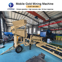 Machine de lavage et de séparation de l'or à haute capacité 50t/h, usine de traitement de la récupération de l'or pour les mines africaines