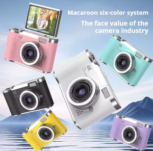 Cámara Digital Flip con Sistema <span class=keywords><strong>de</strong></span> Color Macaron LK007, Cámara Retro <span class=keywords><strong>de</strong></span> Nivel Básico para Estudiantes con Grabación <span class=keywords><strong>de</strong></span> Video para Niños y Niñas - Product Image 2