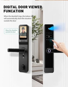 Peephole Camera Innscreen Smart Lock 7068 Video Remote Unlock Tuya WiFi 6068 5572 6085 Card Code Fingerprint Digital <strong>Door</strong> Lock - Product Image 3