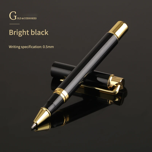 Neue Hot Sale hochwertige Luxus Vergoldung bunt mit Kappe aus fließende Tinte glatt schreiben Metall Roller Pen mit benutzer definierten Logo - Product Image 4