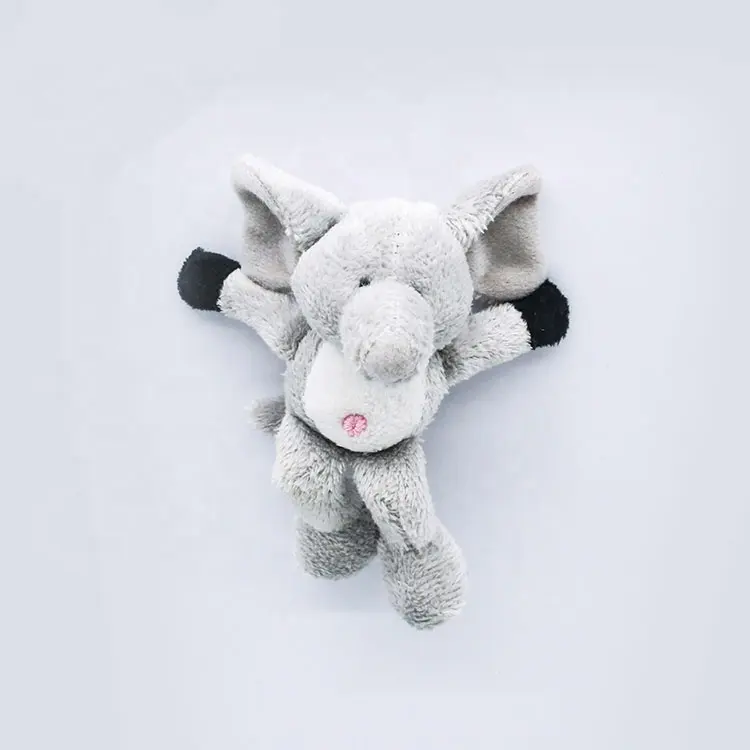 Jouets en peluche éléphant magnétique pour réfrigérateur