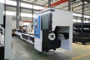 เครื่องตัดไฟเบอร์เลเซอร์ 6012 AI สำหรับตัดท่อโลหะ ความยาว 6 เมตร ช่วง 8-115 มม. ระบบ Cypcut สำหรับการแปรรูปท่อโลหะ ความเร็วสูง แบบสองหัวจับ - Product Image 2