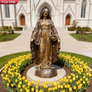 Youfine nhà máy cuetom Nhà thờ ngoài trời Vườn Tôn Giáo trang web Kích thước thực Marian shrine thánh Đồng Trinh Mary tượng - Product Image 1
