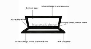 Puits de lumière de toit automatique à double vitrage, trappe d'accès électrique, fenêtre de toit avec télécommande - Product Image 2