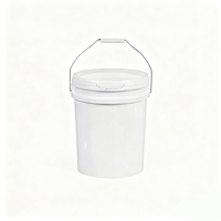 Baril en plastique 20L à large bouche et revêtement imperméable recyclable en PP facile à remplir Utilisation de la peinture