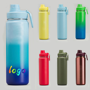 Nouvelle <span class=keywords><strong>gourde</strong></span> populaire 2024, 750 ml, vente en gros, <span class=keywords><strong>gourde</strong></span> chic, thermos, flacons isothermes, <span class=keywords><strong>gourde</strong></span> à eau de <span class=keywords><strong>24</strong></span> oz avec paille - Product Image 1