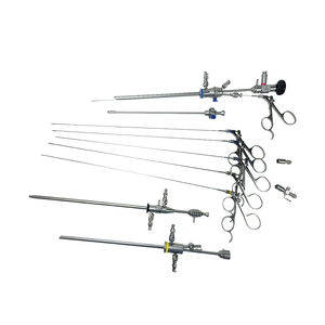 Set isteroscopio completo 302mm, 2.9mm, 30 ° con elemento di lavoro, guaina, pinza - Product Image 5