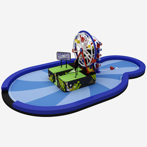 Équipement interactif de terrain de jeu intérieur FEC en gros, jeu de golf familial personnalisé pour enfants et adultes - Product Image 2