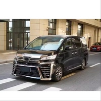 Kit carrosserie de qualité supérieure JingHong pour Toyota Vellfire 2008-2014 Série 20 et 2018-2023 Série 35, pare-chocs, phares LED, calandre