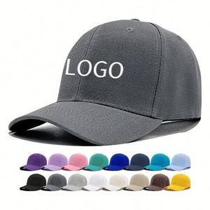 Promoción de Fábrica de Gorras: Gorras de Béisbol Baratas 100% Acrílicas de Color Sólido con Logotipo Personalizado, Gorra de Béisbol en Blanco para Personalizar - Product Image 1
