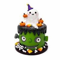 Figurine personnalisée en pâte à modeler, Halloween, Frankenstein, fantôme, vintage, décor de table effrayant pour la maison