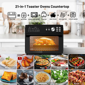 Horno <span class=keywords><strong>de</strong></span> convección <span class=keywords><strong>de</strong></span> encimera eléctrico OEM 30L Horno tostador <span class=keywords><strong>de</strong></span> aire combinado <span class=keywords><strong>de</strong></span> 4 capas 21 en 1 Con <span class=keywords><strong>libro</strong></span> <span class=keywords><strong>de</strong></span> <span class=keywords><strong>recetas</strong></span> y 4 accesorios - Product Image 4