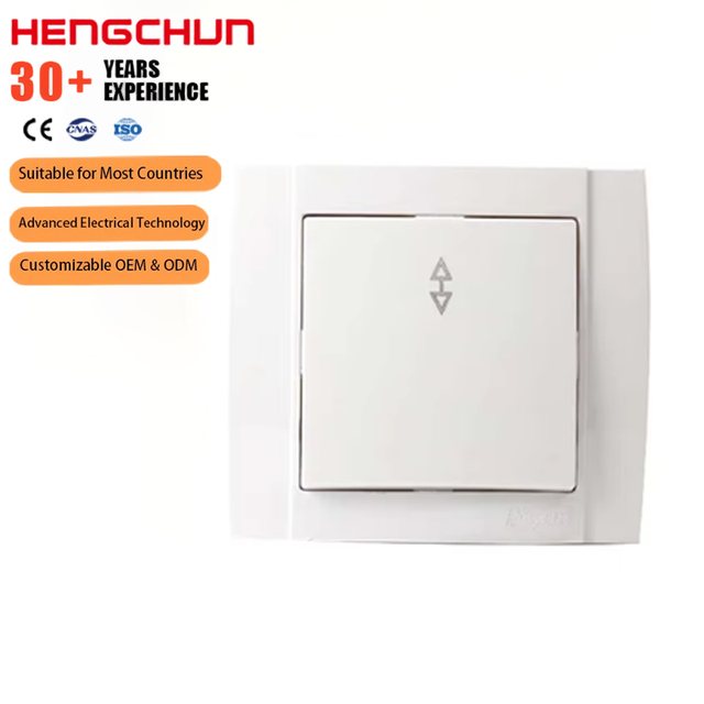 European Standard Socket 10A 250V Luxury White Double Combo PC Frame Wall Electrical Durable Power Outlet Wall Switch and Socket