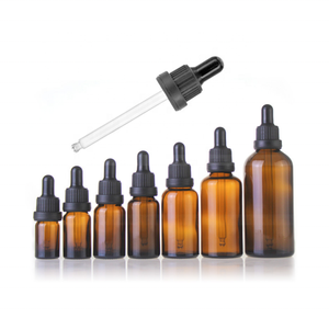 Hot Selling 5ml 10ml 15ml 20ml Empty Amber Glass <b>Dropper</b> <b>Bottles</b> Transparent Oil Glass Piepette <b>Dropper</b> Container - Product Image 5