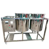 Machine de purification d'huile comestible 1 ~ 10 ips, ustensile de cuisine brute, pour unis, huile de coco