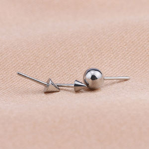 Pendiente de titanio F136 con diseño de cono sin rosca, tipo push-pin, para labio, oreja o cuerpo, joyería de moda, regalo. - Product Image 5