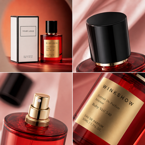 Mini Flacon de <span class=keywords><strong>Parfum</strong></span> <span class=keywords><strong>Rouge</strong></span> Rubis 50ml Ambre Chaud Marque Privée <span class=keywords><strong>540</strong></span> 100ml EDP <span class=keywords><strong>Parfum</strong></span> Inspiré Longue Durée Senteur Attrayante Marque Propre - Product Image 2