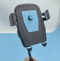 Support de téléphone magnétique double à serrage automatique, rotation à 360 degrés, antichoc, universel, clip de téléphone invisible pour machine à coudre