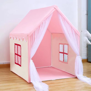 Tente <span class=keywords><strong>de</strong></span> jeu pour enfants en maille ventilée personnalisée Lovely Playhouse Princess Castle House pour intérieur et extérieur - Product Image 6