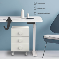 Bureau électrique moderne Cadre de bureau réglable en hauteur Mobilier de bureau Table à hauteur réglable pour le bureau