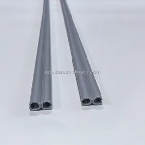 Plastic double rail track for PVC Cord Rope Weld Keder