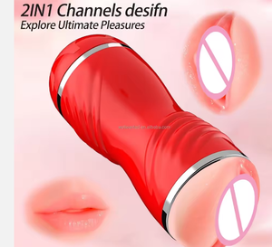 Beste Verkoop 2 In 1 Stille Verfrissende Vliegtuigbeker Volwassen Realistische Masturbatie Orale Seksspeeltjes Masturbator Seksspeeltjesdoos Voor Mannen - Product Image 6