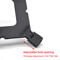 Mainboard CPU Heat Sink Backplane mendukung Intel 1155/1156/1700/1366 Aksesori komputer