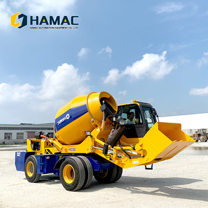 HAMAC Camion malaxeur à béton autochargeur 3,5 m³ mobile et portable avec pompe, moteur Yuchai 4105, transmission intégrale, à vendre - Product Image 1