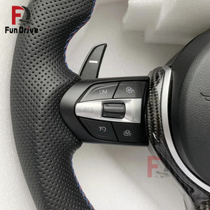 Volant chauffant en fibre de carbone personnalisé pour BMW F 1 2 3 4 Series M Sport F20 F21 F22 F44 F30 340i F31 F34 335i <span class=keywords><strong>Gt</strong></span> F32 F33 F36 - Product Image 3