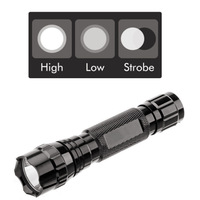 Lampe torche détachable en alliage d'aluminium rouge et verte avec viseur laser 31x150mm pour activités de tir et de chasse en extérieur