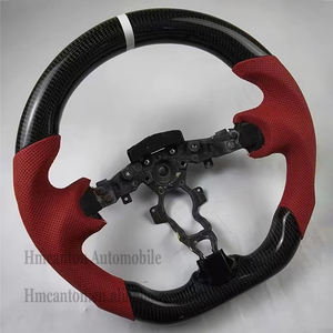 พวงมาลัยหุ้มหนังคาร์บอนไฟเบอร์สำหรับ Infiniti พวงมาลัยรถยนต์ Gx70s Fx35ผู้ผลิตระดับมืออาชีพ - Product Image 2