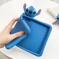 Casing Tablet Lucu untuk Casing Ipad Mini 5 6 Air 4 5 Penutup TPU Generasi Ke-9 10.2 Tablet Pro 11 12.9 PU Kulit untuk Casing Ipad Apple