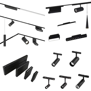 Système d'éclairage <span class=keywords><strong>sur</strong></span> <span class=keywords><strong>rail</strong></span> magnétique ultra-mince série 26 CCT réglable DC48V Rails de surface TUYA Smart LED Magnétique - Product Image 3