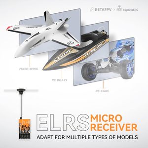 BETAFPV ExpressLRS Micro Receiver 5 CH PWM Outputs Support Failsafe Function IPEX MHF T <b>Antenna</b> Compatible for RC <b>Cars</b> - Product Image 6