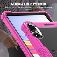 Coque antichoc en silicone PC rose vif de qualité supérieure avec support pour tablette Redmi Pad Pro 12.1 – Nouveauté 2026 en promotion