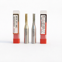Fraise droite 6*20 en acier rapide à 3 dents, 65HRC, pour fraisage conventionnel du bois, CNC, ODM, OEM