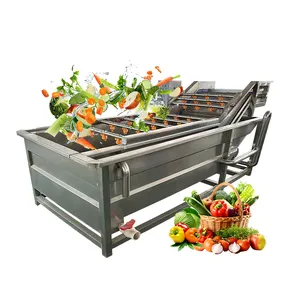 Yifeng entièrement automatique légumes fruits tri coupe lavage séchage ligne de traitement fruits légumes laveuse traitement